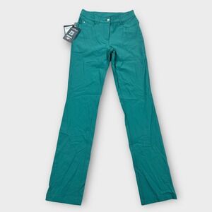 NWT Chervo Pro Therm Pants‎ Sintax Women's XS Green Performance Straight Leg